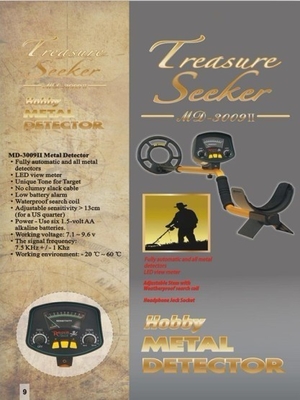 Colourful Updated Hobby Kids underground gold metal detector with LCD Screen