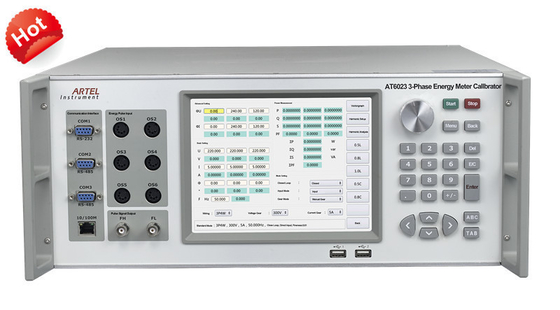 Measuring Electrical Energy Meter Calibrator With Barcode Gun Interface